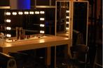 Prof. visagiespiegel 100x60cm met dimbare LED lampen.