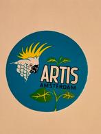 Artis Amsterdam dierentuin vogel vintage logo sticker RARE, Ophalen of Verzenden, Gebruikt, Overige typen