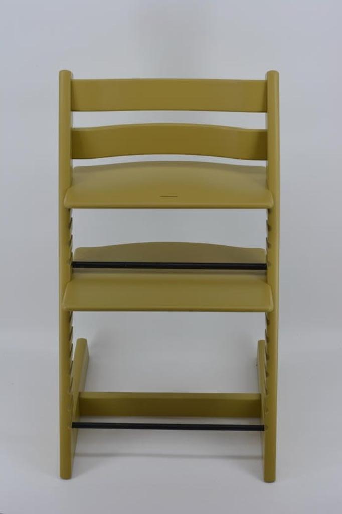 Stokke Tripp Trapp Okergeel – Refurbished model, Kinderen en Baby's, Kinderstoelen, Zo goed als nieuw, Meegroeistoel, Aanschuifbaar