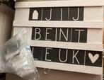 Tekstbordje - letterbordje, Ophalen of Verzenden