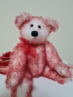 Teddybeer artist beer tipped mohair OAK rood mohair UNIEK **, Nieuw, Stoffen beer, Ophalen of Verzenden