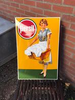 Persil emaille reclamebord, Ophalen, Zo goed als nieuw, Reclamebord