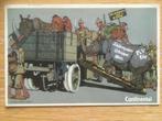 reclame kaart Continental banden neushoorn MOOI, Verzamelen, Ophalen of Verzenden, Voor 1920, Voertuig