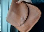 Leren schoudertas cognac, Ophalen of Verzenden, Zo goed als nieuw, Bruin, Schoudertasje