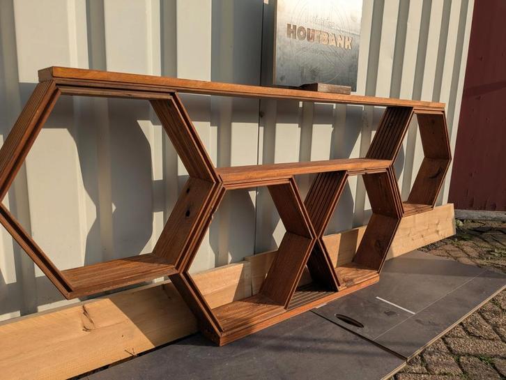 Hexagon Wandmeubel - Stijlvol & Uniek!, Huis en Inrichting, Woonaccessoires | Wandplanken en Boekenplanken, Gebruikt, Ophalen of Verzenden