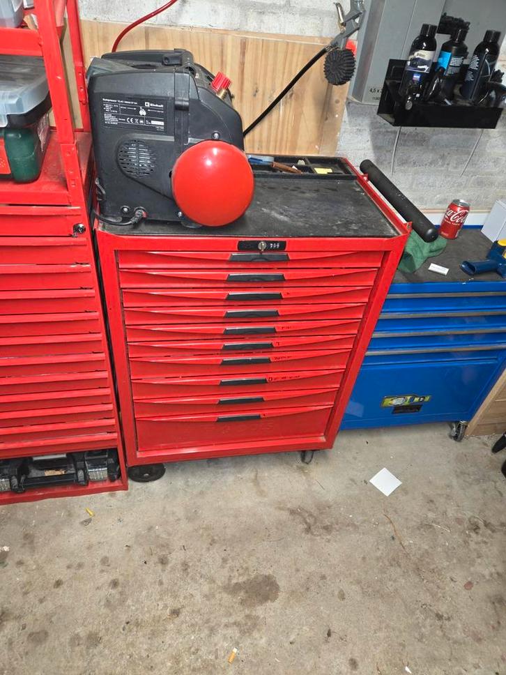 Tengtools Gereedschapswagen, Doe-het-zelf en Verbouw, Gereedschapskisten, Gebruikt, Ophalen