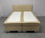 Boxspring 160x200 - Comfortabel & Direct Beschikbaar!, Gebruikt, Beige, Tweepersoons, Ophalen of Verzenden