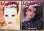 4x Vintage haute couture mode tijdschrift '80, Ophalen of Verzenden, Zo goed als nieuw, Glossy
