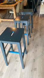 Krukken 3x ikea beschildert, Huis en Inrichting, Barkrukken, 3 krukken, Ophalen of Verzenden, Gebruikt