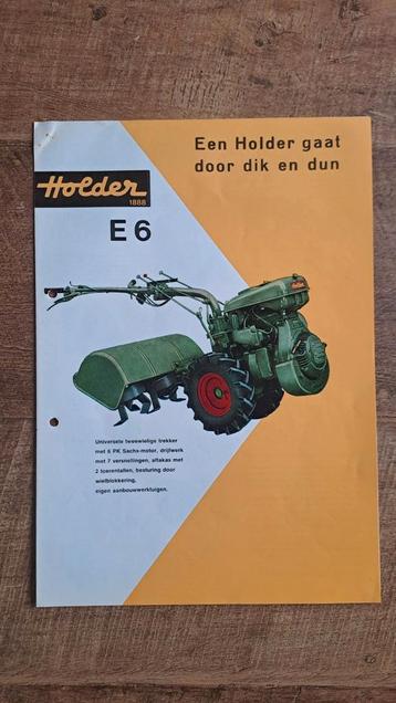 Folder HOLDER E 6 tweewielige trekker  beschikbaar voor biedingen