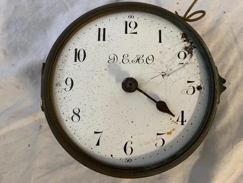 DEHO elektrische nevenklok (voor onderdelen), Antiek en Kunst, Antiek | Klokken, Ophalen of Verzenden