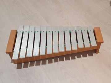 Vintage Xylofoon, metaal, mooi geluid. beschikbaar voor biedingen