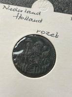 Hollandse duit 1716, Postzegels en Munten, Munten | Nederland, Overige waardes, Ophalen of Verzenden, Vóór koninkrijk, Losse munt