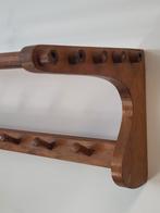 Vintage kapstok hout van Gelderen Spectrum stijl brutalist, Wandkapstok, Gebruikt, ., Ophalen of Verzenden