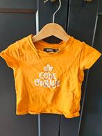 2x oranje shirts Koningsdag of sport maat 92, Ophalen of Verzenden, Gebruikt, Jongen of Meisje, Shirt of Longsleeve