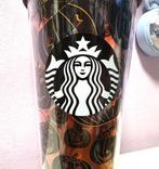beker starbucks halloween pompoenen oranje tumbler, Huis en Inrichting, Keuken | Servies, Overige materialen, Verzenden, Overige typen