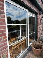 Aluminium kozijnen met o.a. schuifpui, serre en keukenraam, Ophalen, Gebruikt, Aluminium, Inclusief glas