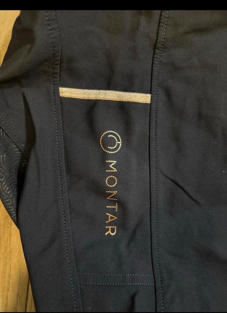 Montar Rijbroek Dames - Maat 36, Navy/Rood/Goud, Dieren en Toebehoren, Paardrijkleding, Zo goed als nieuw, Dames, Onderkleding