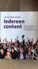 Lou van Beirendonck - Iedereen content, Sociale wetenschap, Lou van Beirendonck, Ophalen of Verzenden, Zo goed als nieuw