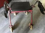 Gebruikte rode rollator, Ophalen of Verzenden, Gebruikt