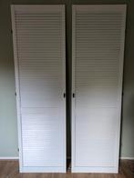 Twee Louvre kastdeuren, Ophalen, Minder dan 80 cm, Binnendeur, Zo goed als nieuw