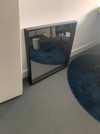 Nissedal zwarte vierkante spiegel, Huis en Inrichting, Woonaccessoires | Spiegels, Ophalen of Verzenden, Gebruikt, Rechthoekig