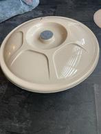 Ronde plastic teil met deksel 40X20 diep, Nieuw, Kunststof, Rond, Minder dan 60 cm