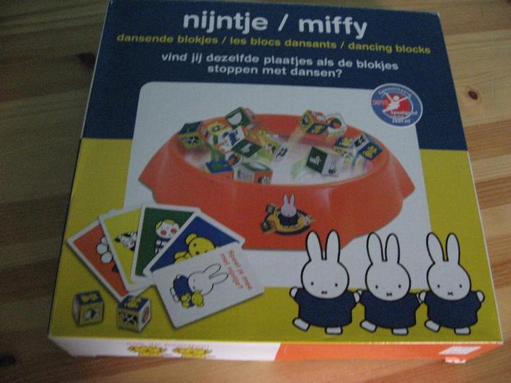 Nijntje en de dansende blokjes spel 3 +, Hobby en Vrije tijd, Gezelschapsspellen | Bordspellen, Gebruikt, Drie of vier spelers