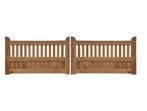 Eiken Toegangspoort IP30 | 3.50m totaal | LEEGVERKOOP!!, Ophalen, 100 tot 150 cm, Nieuw, Hout