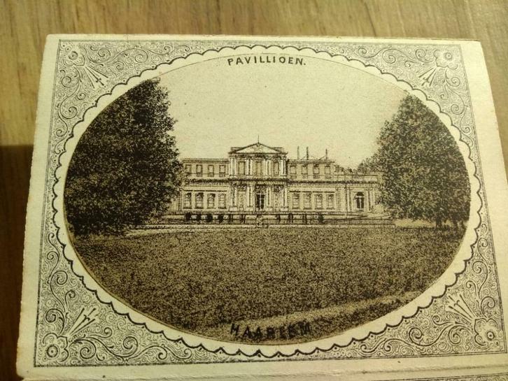 02 / Haarlem het paviljoen kleine litho 1875 zeldzaam, Antiek en Kunst, Kunst | Litho's en Zeefdrukken, Ophalen of Verzenden