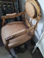 Antieke 19e eeuwse fauteuil bois doree, Ophalen