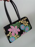 Zippa duurzame zwarte tas van kralen NIEUW hand made, Ophalen of Verzenden, Nieuw, Zwart, Schoudertasje