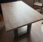 Grijze Eettafel - 138x90cm, Huis en Inrichting, Tafels | Eettafels, Overige materialen, Gebruikt, 100 tot 150 cm, Vier personen