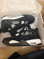 Nike Jordan 4 white thunder, Ophalen, Zo goed als nieuw, Zwart
