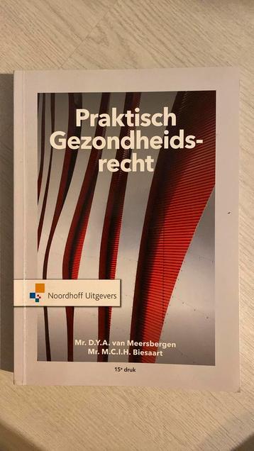 M.C.I.H. Biesaart - Praktisch Gezondheidsrecht beschikbaar voor biedingen