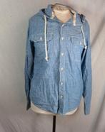 Sportief blauw overhemd.Capuchon.Mt XS.Merk Fishbone, Kleding | Heren, Overhemden, Blauw, Ophalen of Verzenden, Zo goed als nieuw