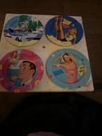 Retro Asbakken Set van 4, Overige materialen, Gebruikt, Schaal, Rond