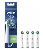 Oral-B crossaction wit - 4 stuks, Sieraden, Tassen en Uiterlijk, Uiterlijk | Mondverzorging, Ophalen, Nieuw
