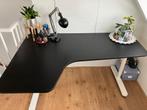IKEA Hoek Bureau (Links) Mat Zwart, Huis en Inrichting, Ophalen, Zo goed als nieuw, Bureau