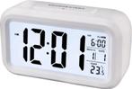 wekker LED - Alarm - Temperatuur - Datum - Wit, Nieuw, Ophalen of Verzenden, Digitaal