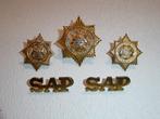 Set emblemen South African Police, Verzenden, Overige soorten, Overige gebieden, Embleem of Badge