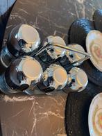 Vintage Bestekset - Rvs/Chroom - 6-delig, Ophalen, Zo goed als nieuw, Rvs of Chroom, Vaatwasserbestendig