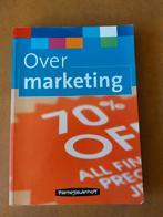 Over Marketing, Ophalen of Verzenden, Zo goed als nieuw, Overige niveaus, Nederlands