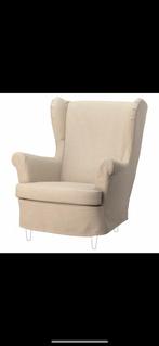 2 stuks hoes beige voor IKEA Strandmon fauteuil, Huis en Inrichting, Fauteuils, Ophalen, Gebruikt, 75 tot 100 cm, 50 tot 75 cm