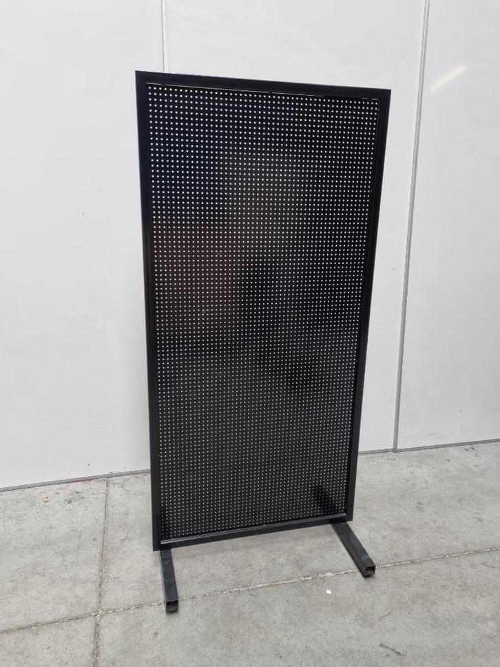 ZWARE METALEN ZWARTE SCHEIDINGSWAND AFM 166X80 CM, Huis en Inrichting, Woonaccessoires | Kamerschermen, Ophalen of Verzenden