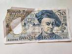 Bankbiljet Frankrijk 50 francs 1992, Postzegels en Munten, Bankbiljetten | Europa | Niet-Eurobiljetten, Frankrijk, Ophalen of Verzenden