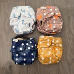 Vier bare and boho wasbare luiers incl inlegger SIO/covers, Kinderen en Baby's, Babykleding | Overige, Ophalen of Verzenden, Zo goed als nieuw