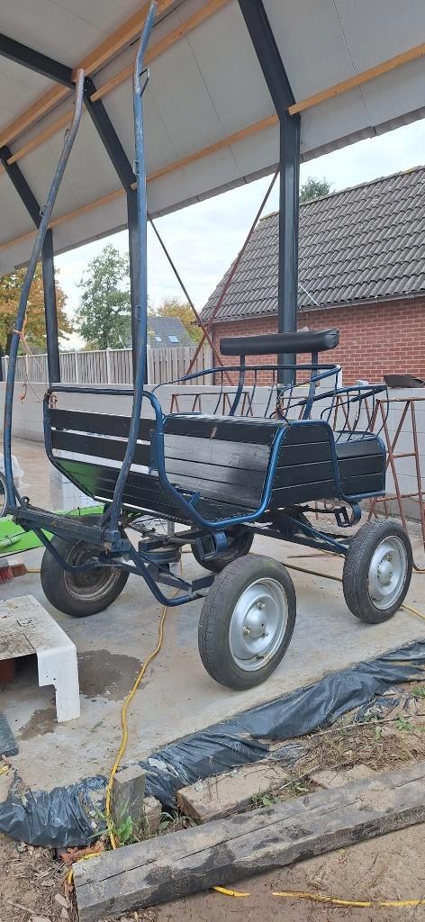 Menwagen voor een pony / klein paard, Dieren en Toebehoren, Paarden en Pony's | Overige Paardenspullen, Gebruikt, Recreatie, Ophalen
