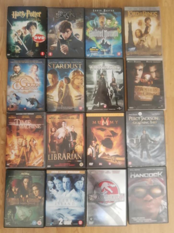 Partij Collectie 16x FANTASY DVD's, Cd's en Dvd's, Dvd's | Science Fiction en Fantasy, Gebruikt, Fantasy, Alle leeftijden, Ophalen of Verzenden