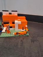 Lego minecraft, vossenhut, 21178, Kinderen en Baby's, Speelgoed | Duplo en Lego, Ophalen of Verzenden, Zo goed als nieuw, Complete set